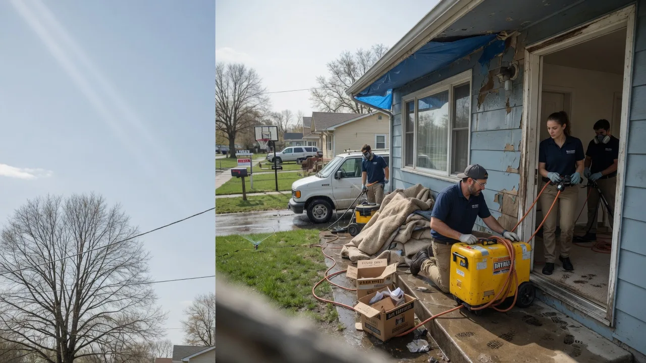 Basement Flood Cleanup in Daleville, IN near me